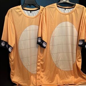 Orange and White Athletic Jerseys with Moisture-Wicking Fabric NWOT 2 for $10